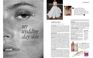FEATURED IN: ELLE Australia Bridal Skincare Secrets: How Isobel Larkin Achieved Her Wedding Day Glow