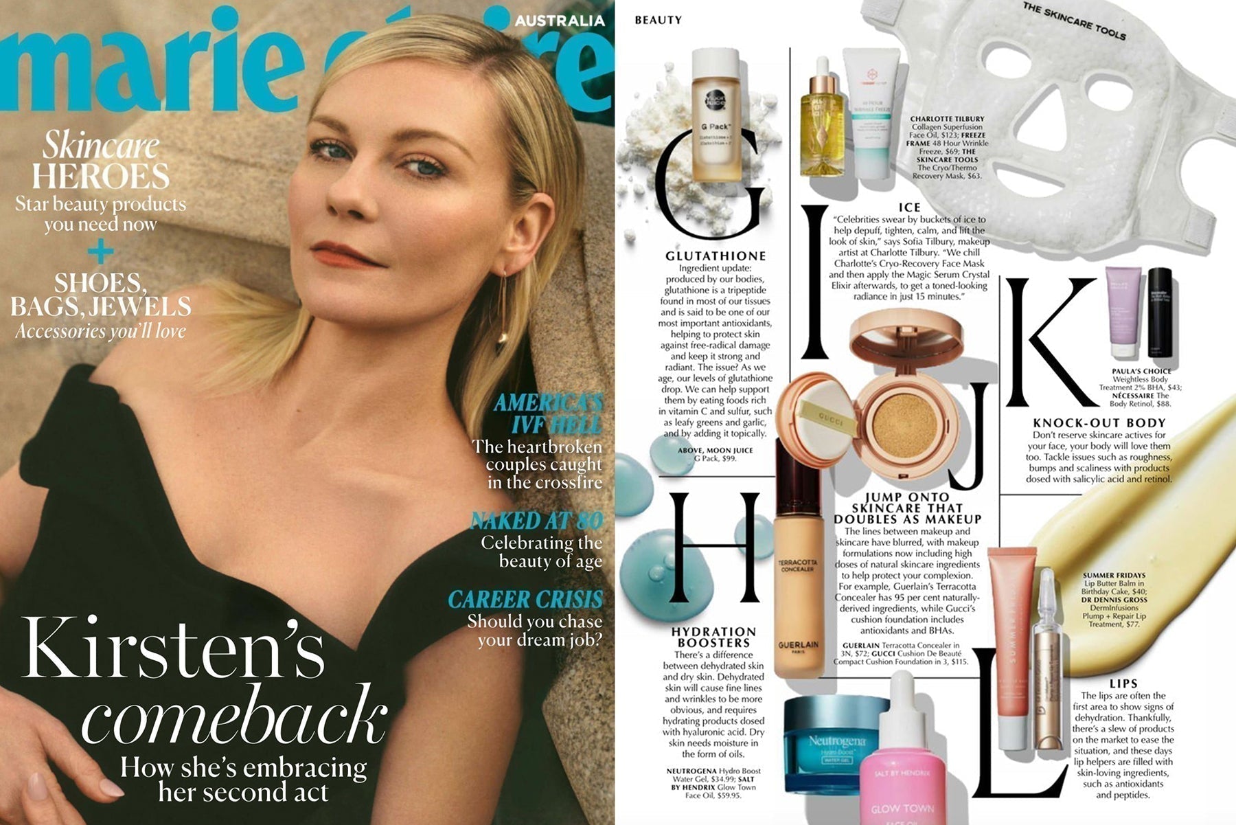 AS SEEN IN MARIE CLAIRE: THE SKINCARE TOOLS CRYO/THERMO MASK FEATURED IN THE A TO Z OF SKIN