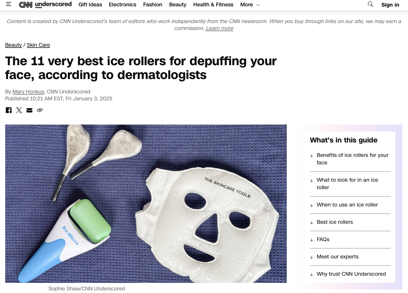THE 11 VERY BEST ICE TOOLS: For De-Puffing Your Face
