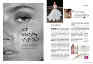 FEATURED IN: ELLE Australia Bridal Skincare Secrets: How Isobel Larkin Achieved Her Wedding Day Glow
