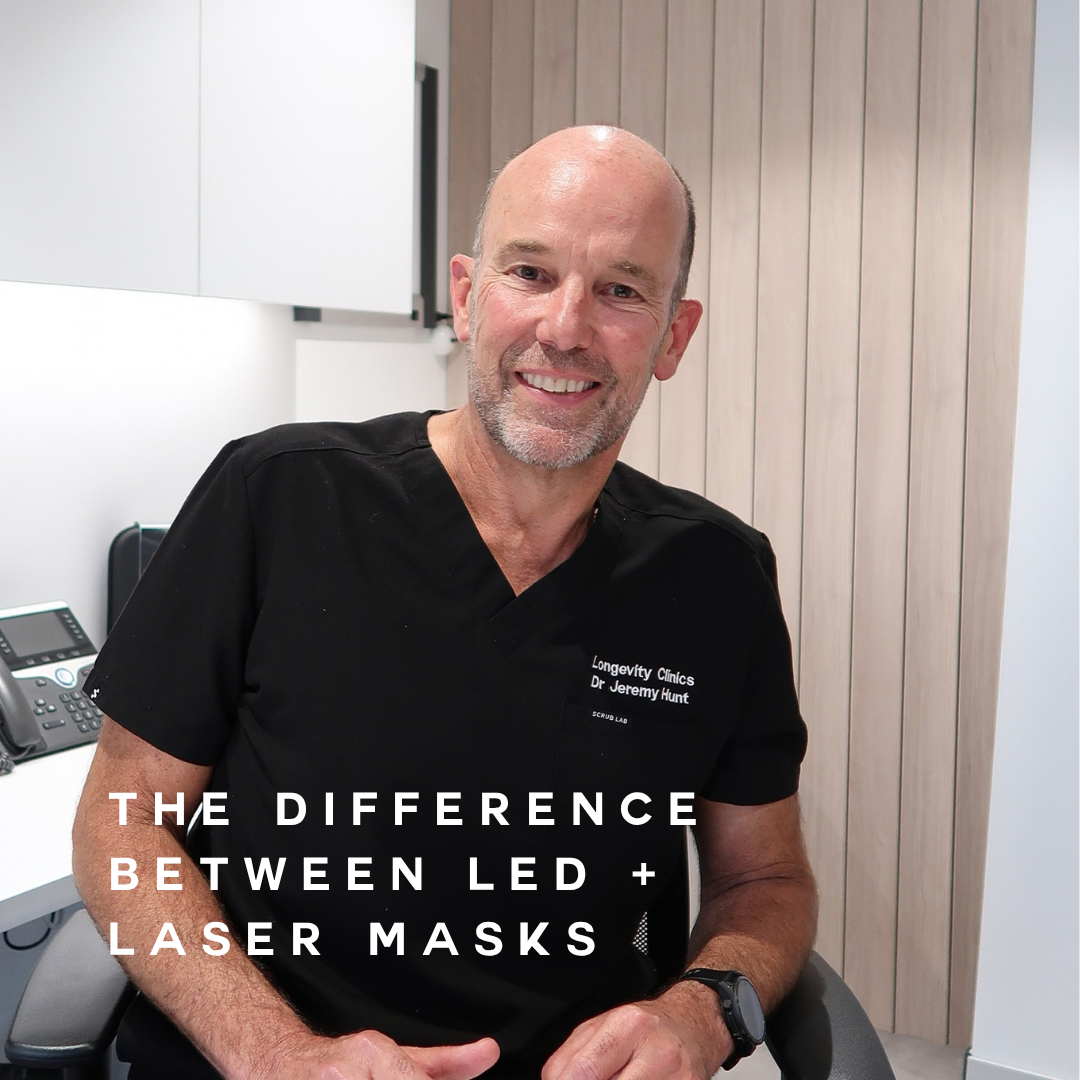 The Difference Between LED and Laser Light Therapy Masks